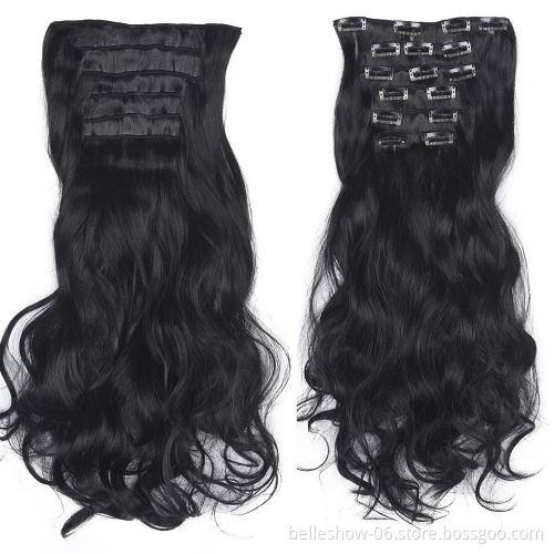 Xin Si hair extensions clip in seamless clip-in hair extensions curly kinky straight extensions real with cuticle cheap